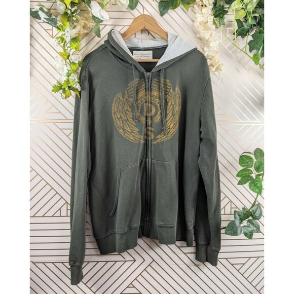 Denim Supply Ralph Lauren Zip Up Jacket Printed Size XL Cotton - Picture 1 of 7
